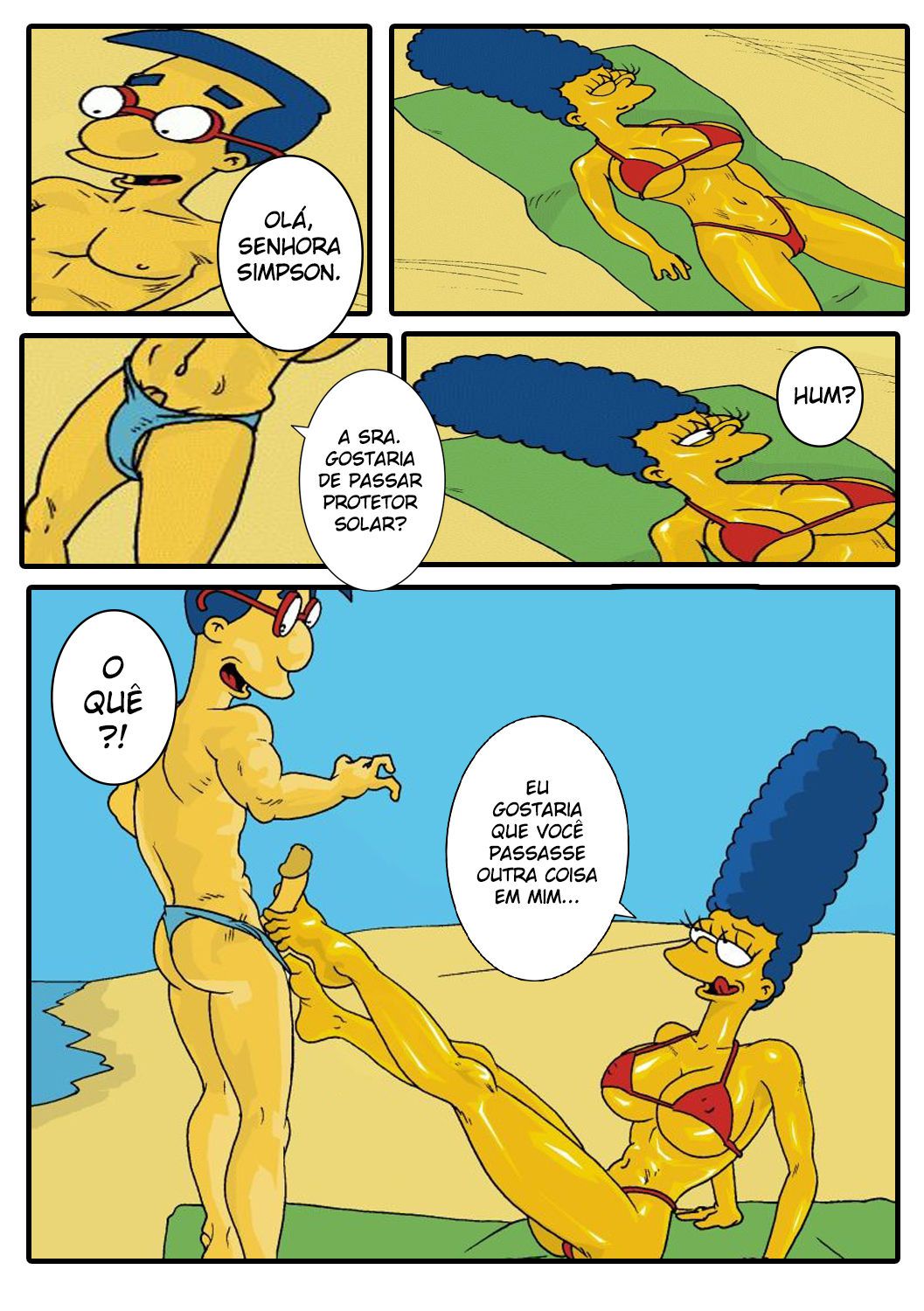 [The Fear (Tzinnxt)] Beach Fun (The Simpsons) [Portuguese-BR] 1