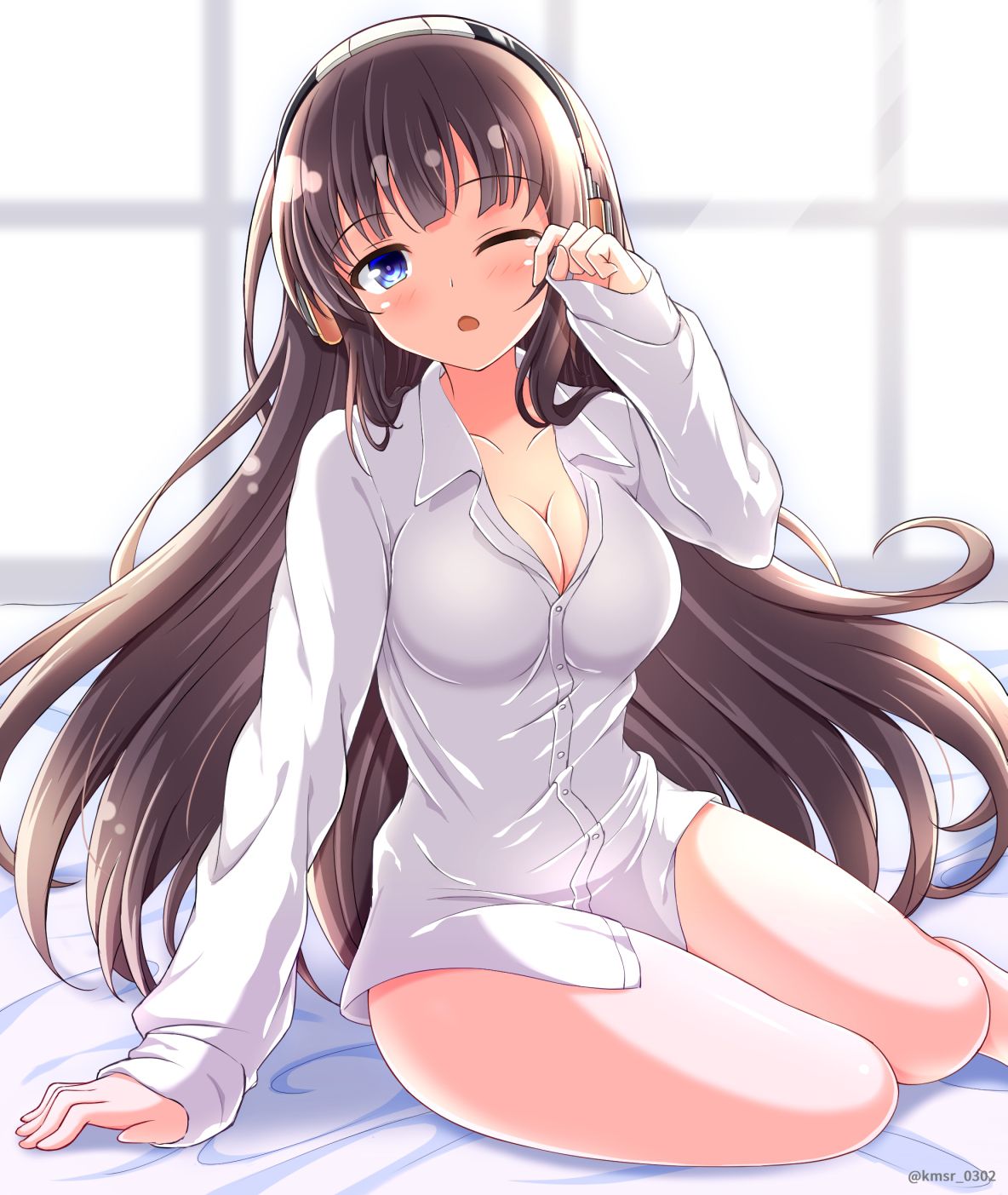 Erotic anime summary Erotic image collection of beautiful girls wearing naked shirts [50 sheets] 32