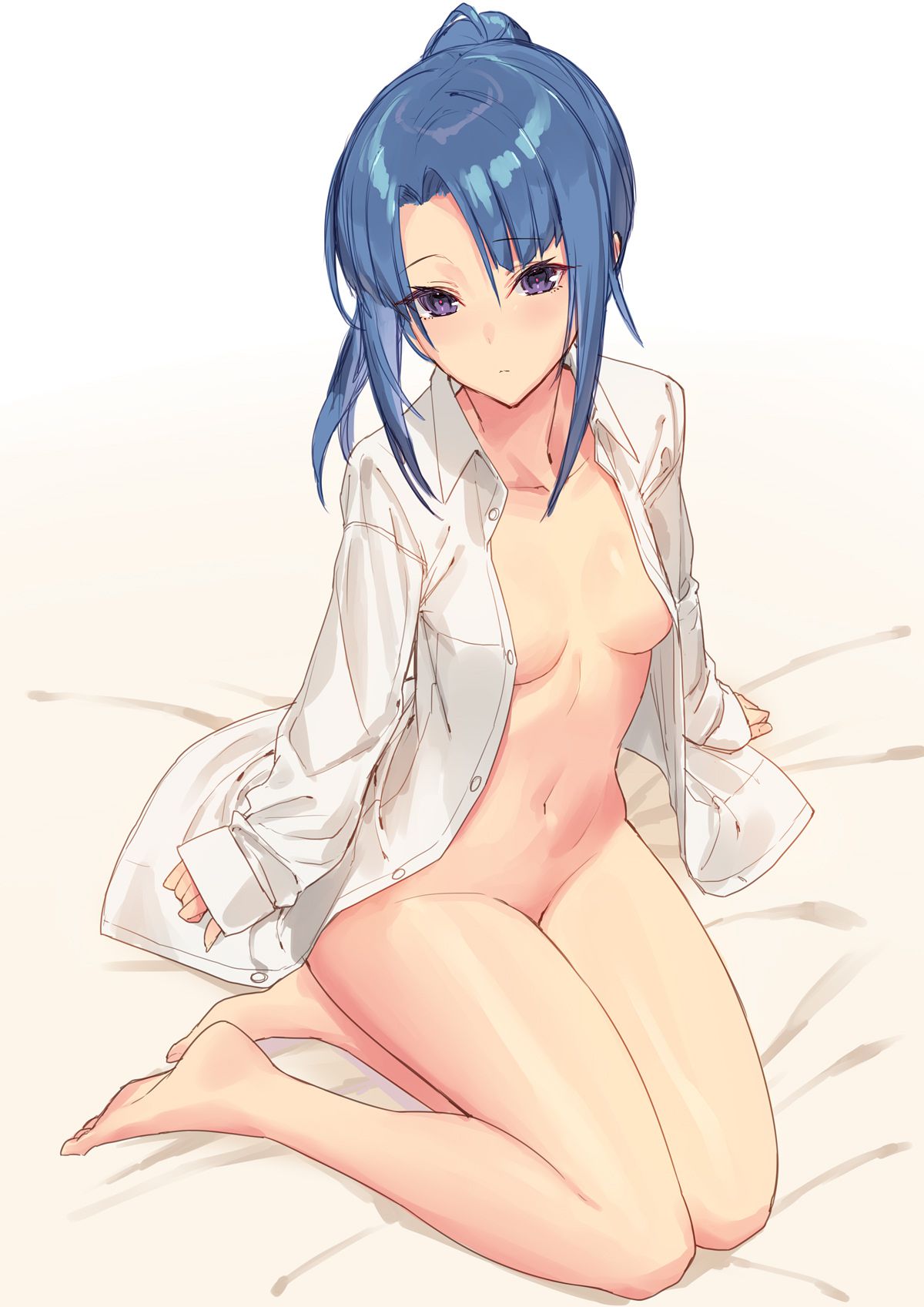 Erotic anime summary Erotic image collection of beautiful girls wearing naked shirts [50 sheets] 33