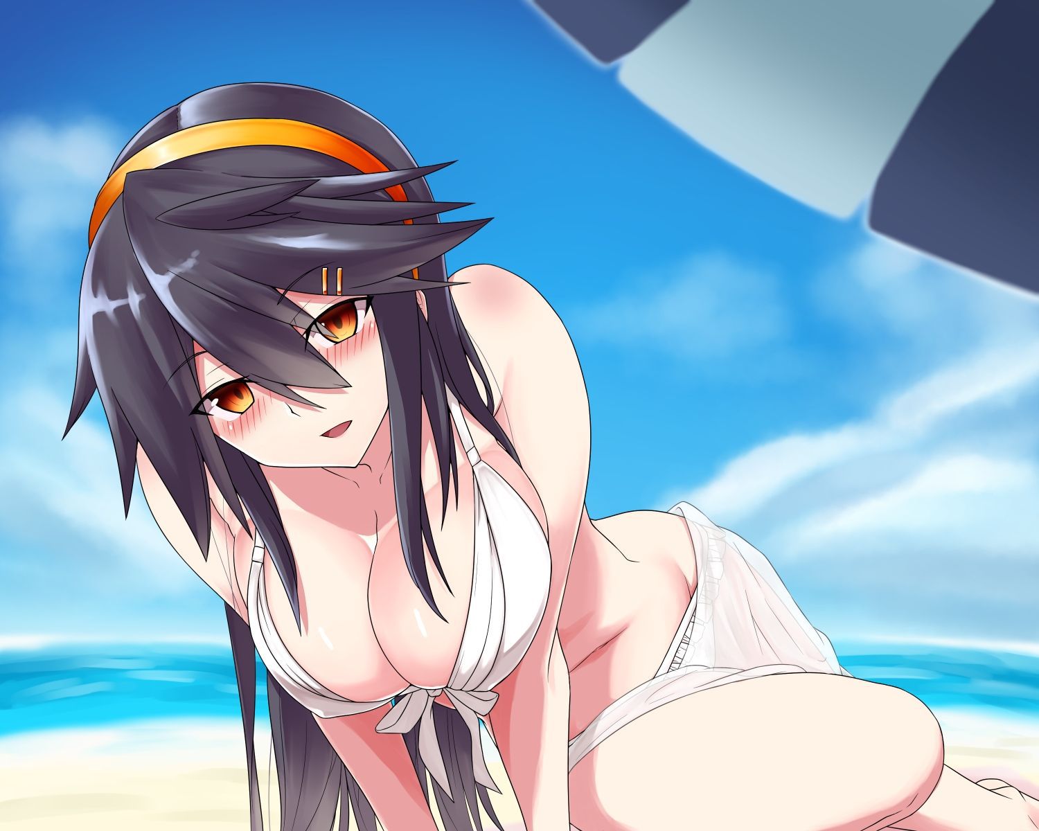 [Fleet Collection] high-quality erotic images that can be made into Haruna's wallpaper (PC / smartphone) 2