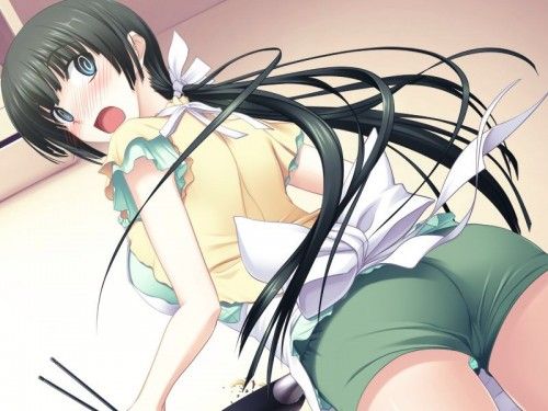 【Secondary erotic】 Here is an erotic image of a girl whose pants are protruding from pants and bloomers 20