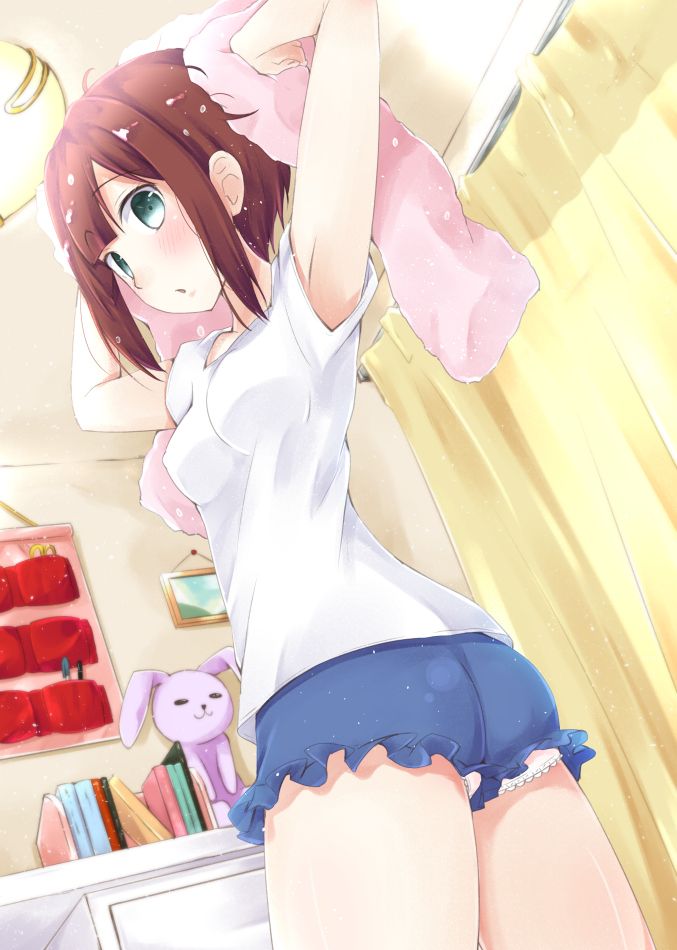 【Secondary erotic】 Here is an erotic image of a girl whose pants are protruding from pants and bloomers 25