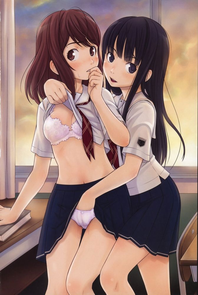 I wish that 2022 will be a world where girls can be more yinging. Lesbian 2D erotic image of lily girl 15