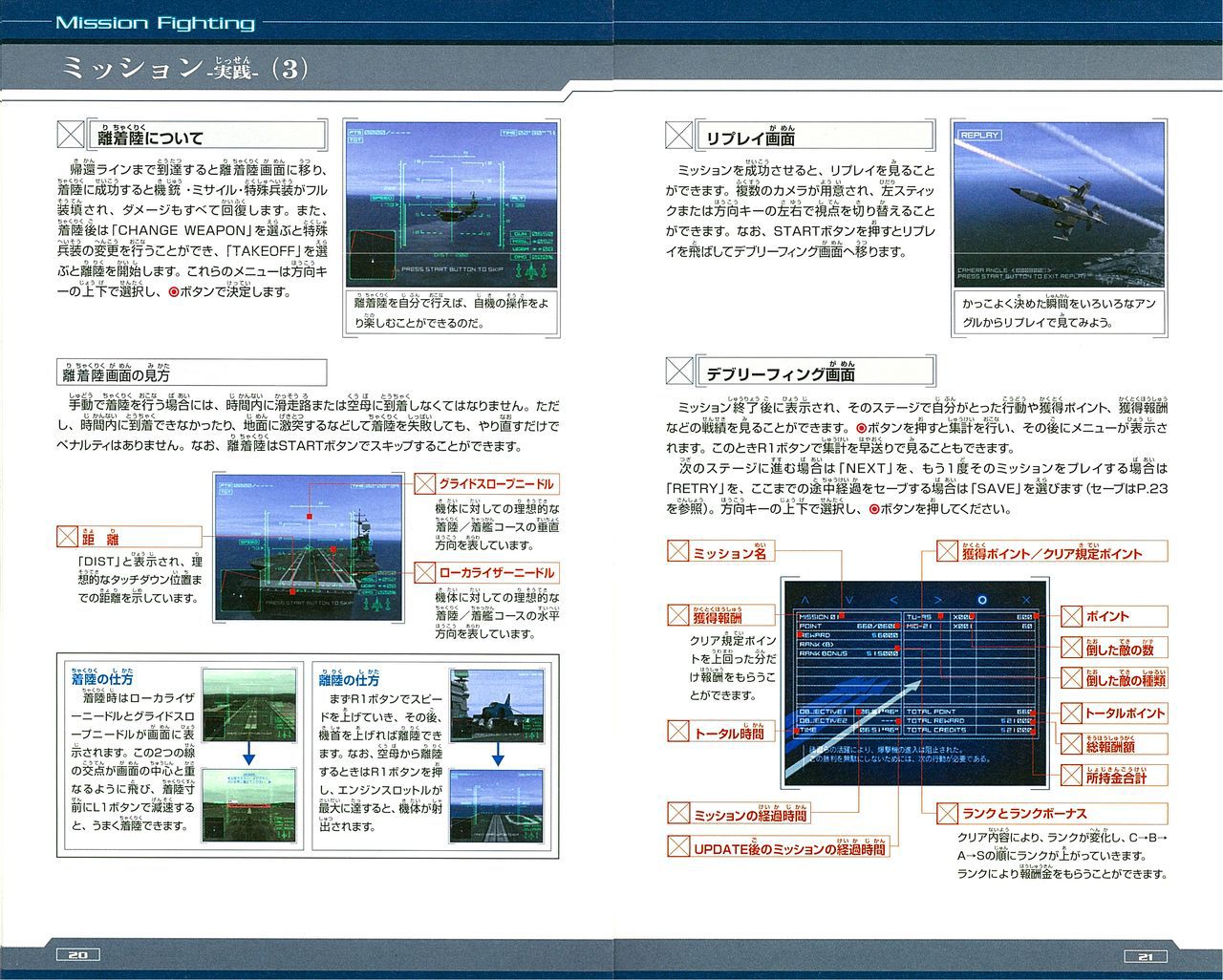 ACE Combat 04: Shattered Sky Manual エースコンバット04 シャッタードスカイ マニュアル 12