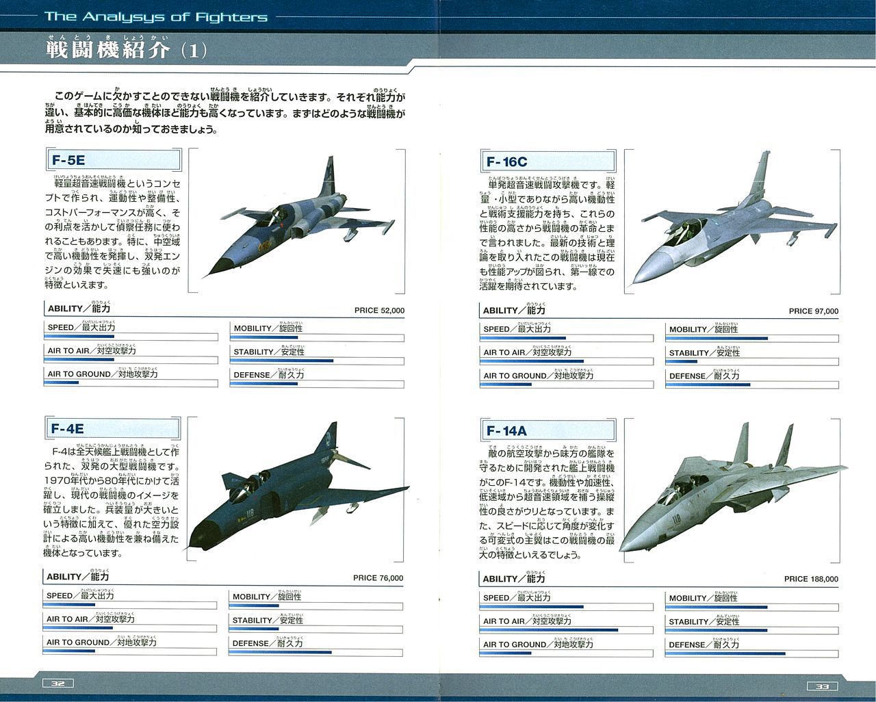 ACE Combat 04: Shattered Sky Manual エースコンバット04 シャッタードスカイ マニュアル 18