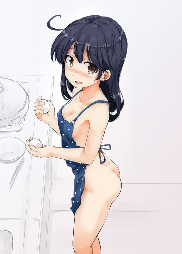 Erotic anime summary Beautiful girls in naked apron who want to eat girls rather than cooking [secondary erotic] 21