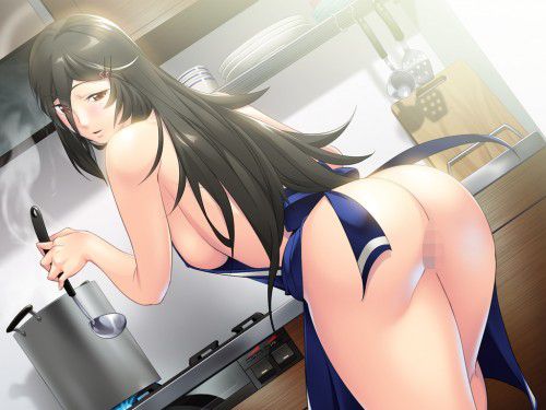Erotic anime summary Beautiful girls in naked apron who want to eat girls rather than cooking [secondary erotic] 6