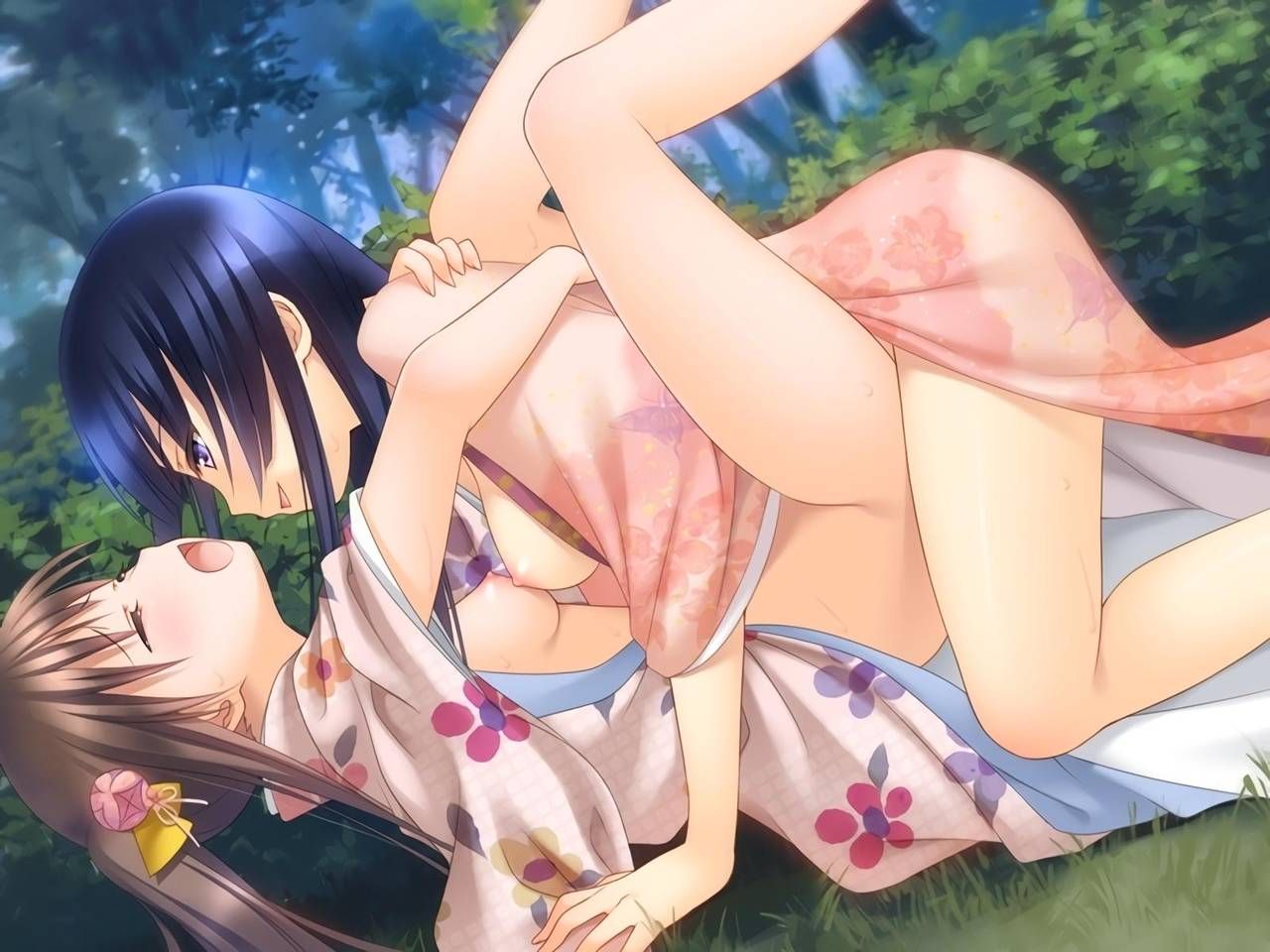 Erotic anime summary Beautiful girls who do not care about the human eye Ao [secondary erotic] 31