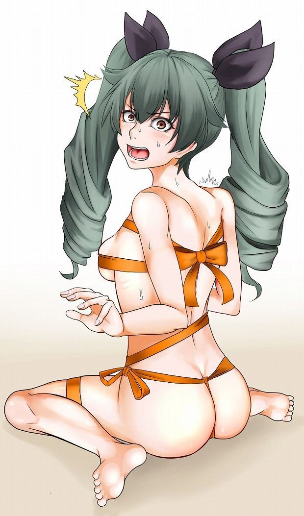 【Girls &amp; Panzer Erotic Image】 The secret room for those who want to see anchovy ahe face is here! 13