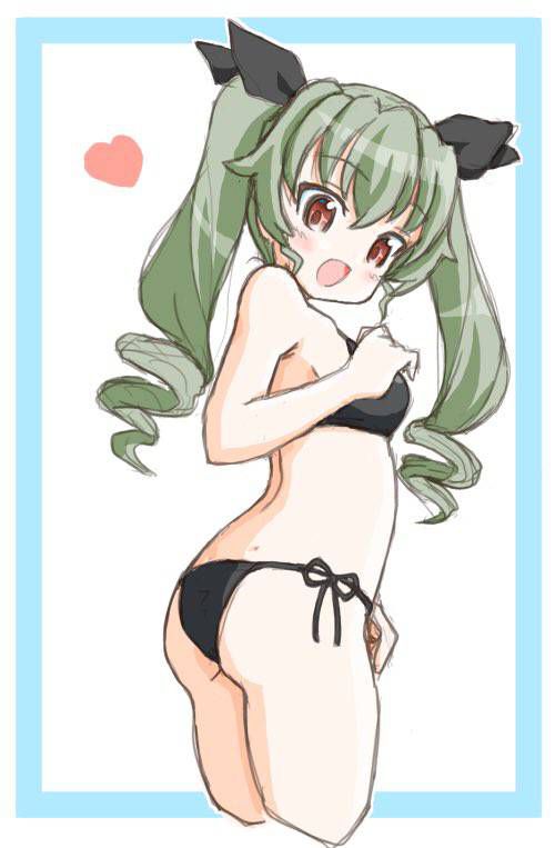 【Girls &amp; Panzer Erotic Image】 The secret room for those who want to see anchovy ahe face is here! 23