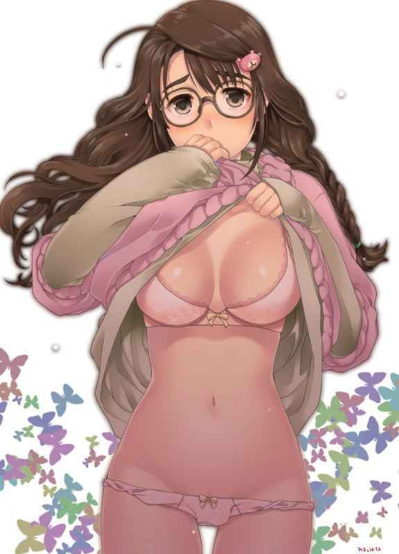 Erotic image collection of busty glasses daughter [40 sheets] 34