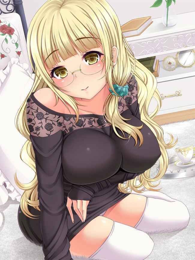 Erotic image collection of busty glasses daughter [40 sheets] 7
