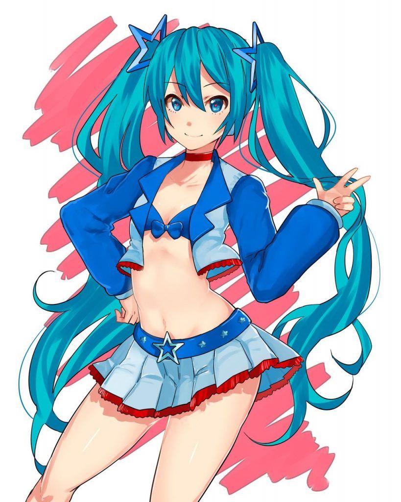 Moe illustration of twin tails 18