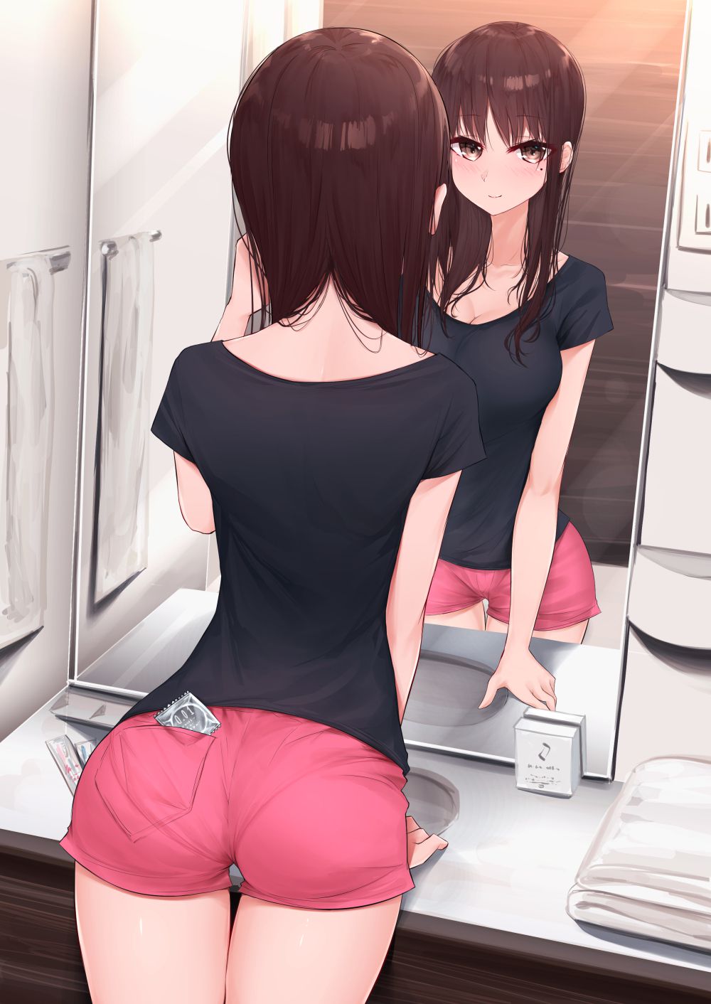 Erotic anime summary Panty line is clearly visible from the top of clothes Erotic images of beautiful girls [50 sheets] 34