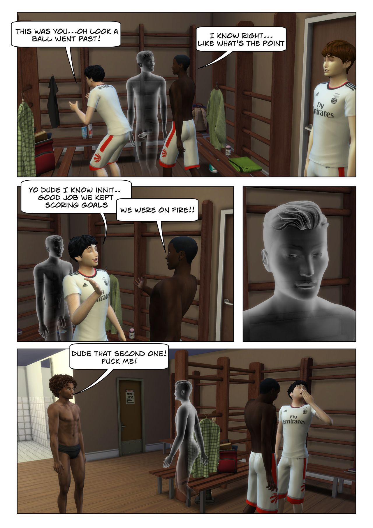 (ENG) Teenage Mutant Horny Boys - Invisiboy meets mindmaster (gay sims stories) 3