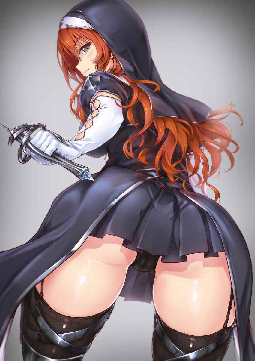 Whipy thighs are attractive, but it's a big difference 2D erotic image if you don't have a garter belt 19