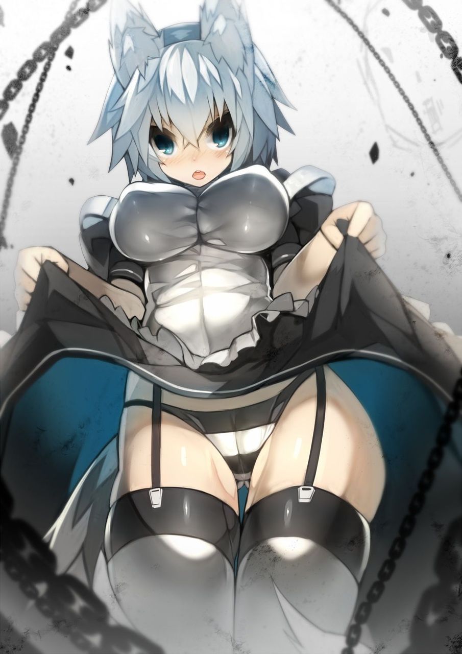 Whipy thighs are attractive, but it's a big difference 2D erotic image if you don't have a garter belt 28