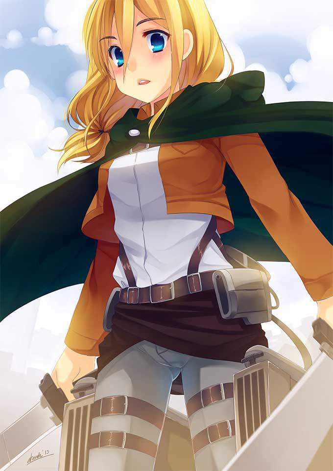 [Attack on Titan Erotic Image] The secret room for those who want to see Christa's ahe face is here! 17