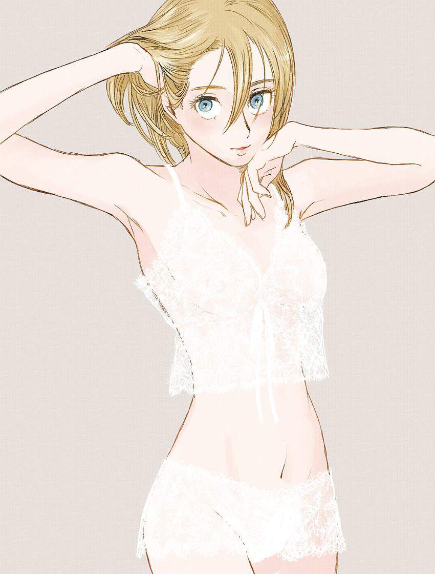 [Attack on Titan Erotic Image] The secret room for those who want to see Christa's ahe face is here! 24