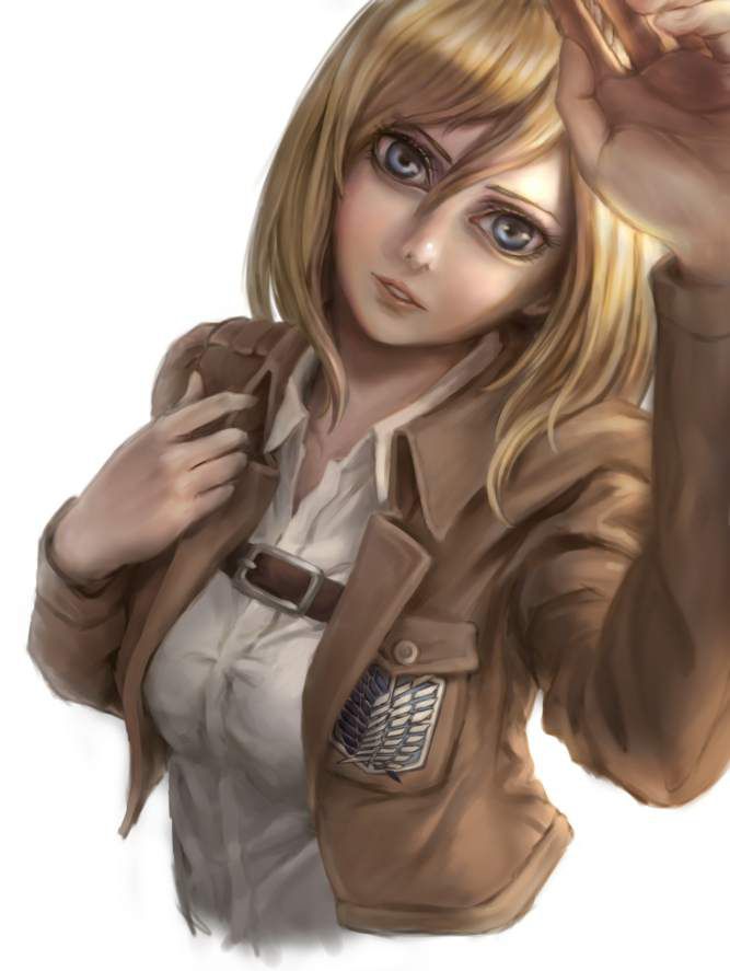 [Attack on Titan Erotic Image] The secret room for those who want to see Christa's ahe face is here! 3