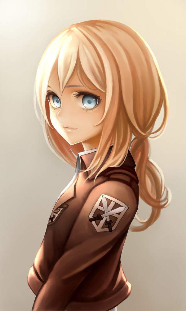 [Attack on Titan Erotic Image] The secret room for those who want to see Christa's ahe face is here! 30