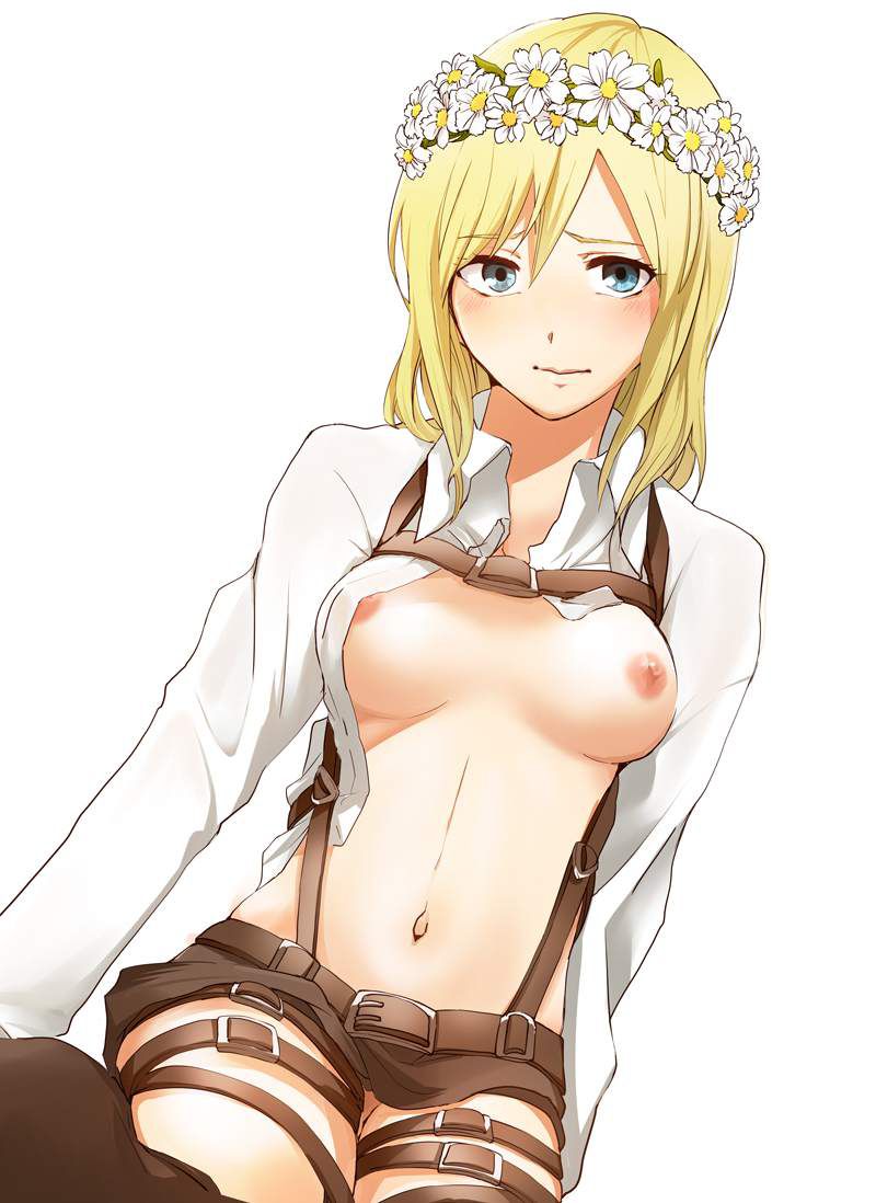 [Attack on Titan Erotic Image] The secret room for those who want to see Christa's ahe face is here! 9