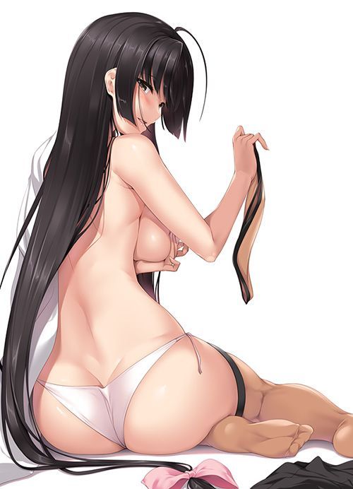 Erotic anime summary Beautiful girls who have a large that can not fit in clothes and underwear [40 sheets] 9