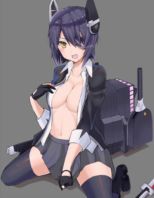 Erotic image that comes out very much just by imagining tenryu's masturbation figure [Fleet Collection] 19