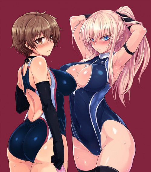 Erotic anime summary Beautiful girls wearing swimming swimsuits where the line of the body comes out with pichi pichi [secondary erotic] 15