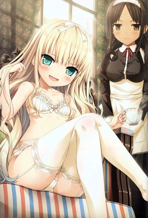 Erotic anime summary Beautiful girls and beautiful girls of maid clothes will serve you all the images [40 sheets] 18
