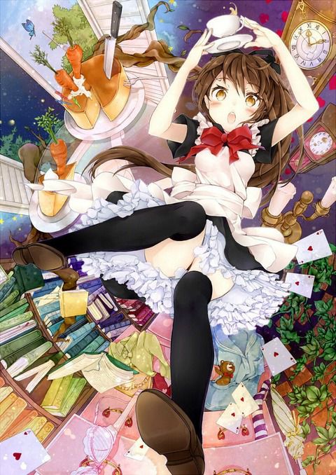 Erotic anime summary Beautiful girls and beautiful girls of maid clothes will serve you all the images [40 sheets] 32