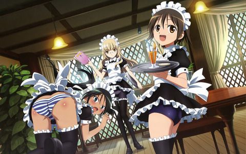 Erotic anime summary Beautiful girls and beautiful girls of maid clothes will serve you all the images [40 sheets] 4