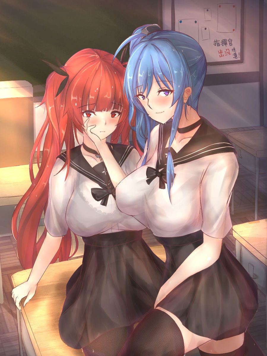 Blue-Haired Cuties~❤️ 青い髪~❤️ 173