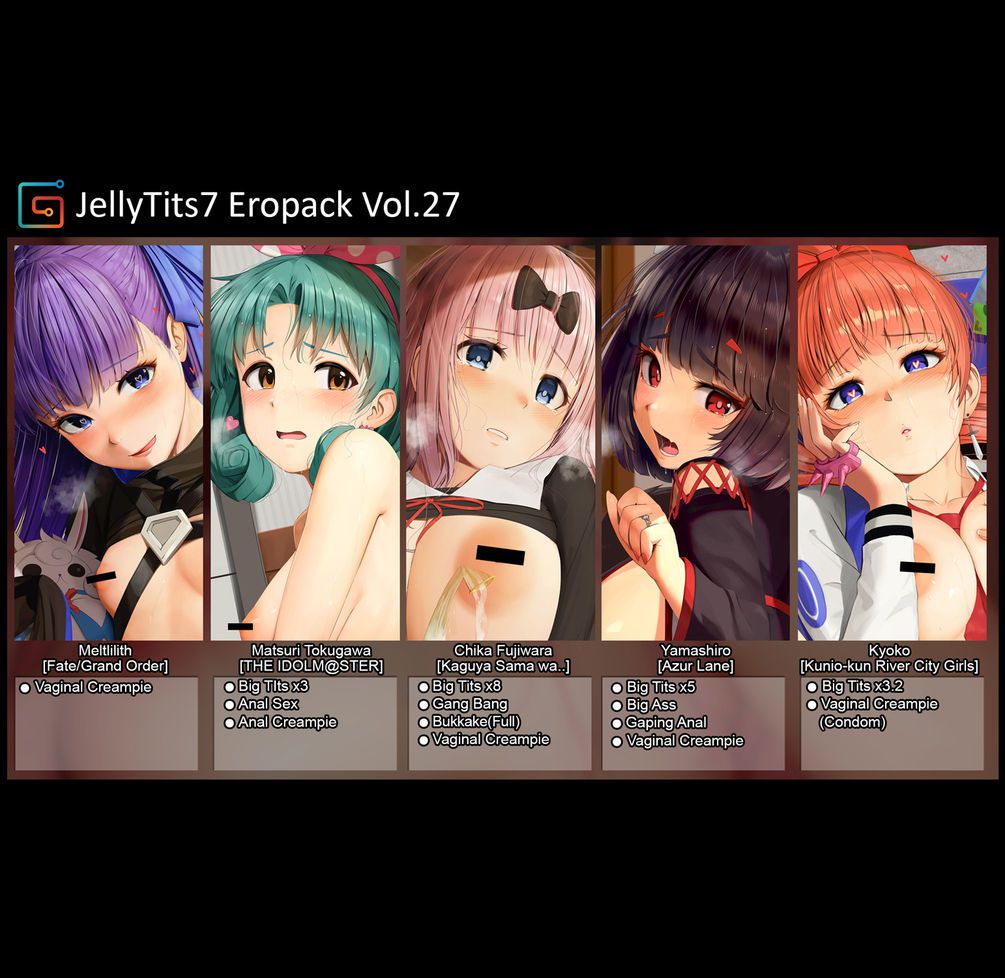 [JellyTits7] Vol. 27 (October 2019) [$10 Patreon] + Extra + Vol. 27 EN, JP, KR Story CG 2