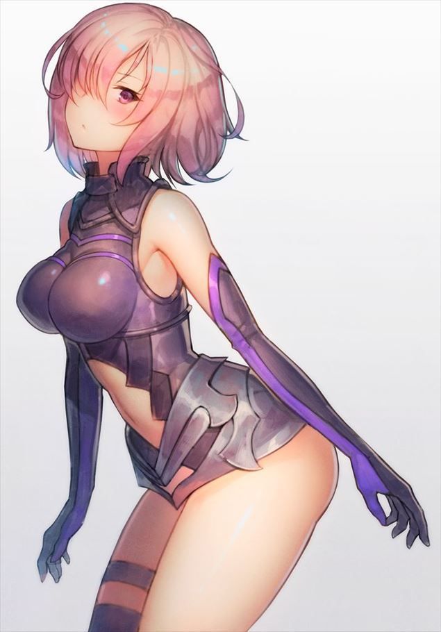 Fate Grand Order: A secondary erotic image that can be made into Mash Kyrielight's onaneta 14