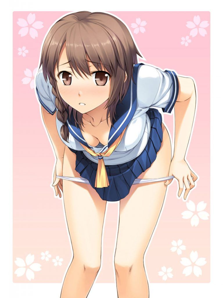 【Secondary erotic】 Here is the erotic image of a girl whose pants are about to take off in a good condition 31