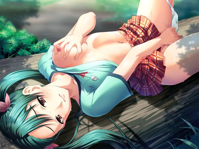 It's hard to even take off your clothes! Masturbation 2D erotic image of a nasty Loli girl who wants to touch now 14