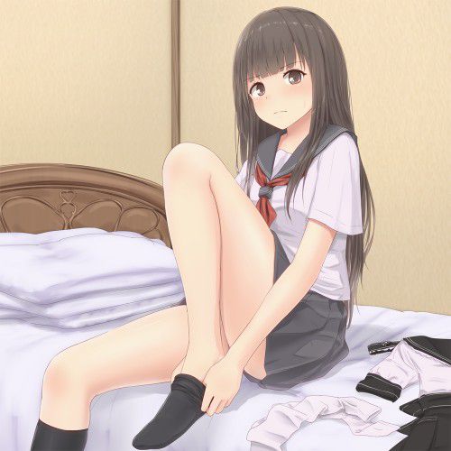 【Secondary erotic】 Here is the erotic image of a girl who is half naked and taking off in the middle of changing clothes 27