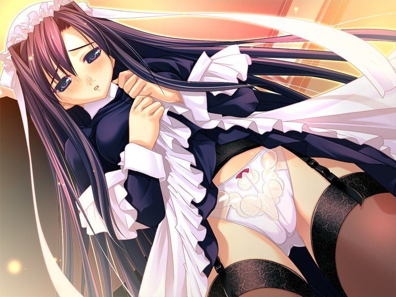 Maids love chinchin after all! 2D erotic image of a maid who can't help but serve you by yourself 15