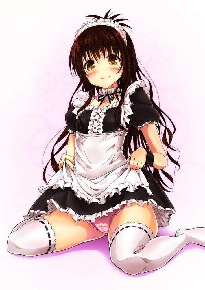 Maids love chinchin after all! 2D erotic image of a maid who can't help but serve you by yourself 17