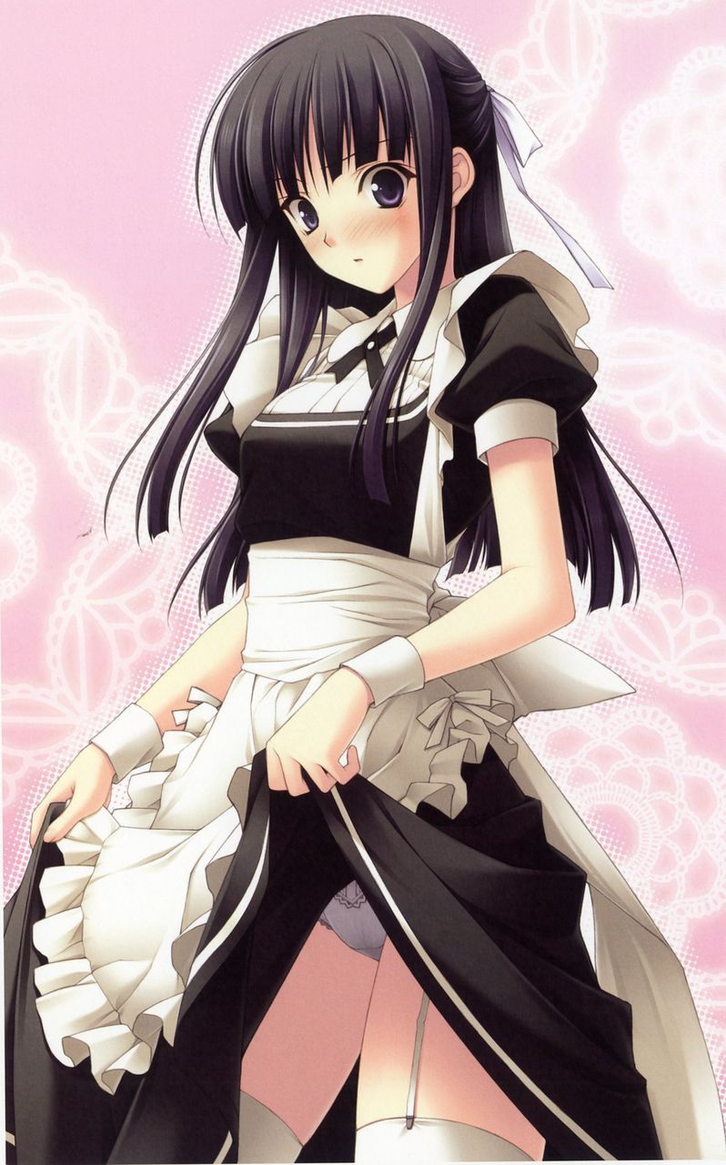 Maids love chinchin after all! 2D erotic image of a maid who can't help but serve you by yourself 20