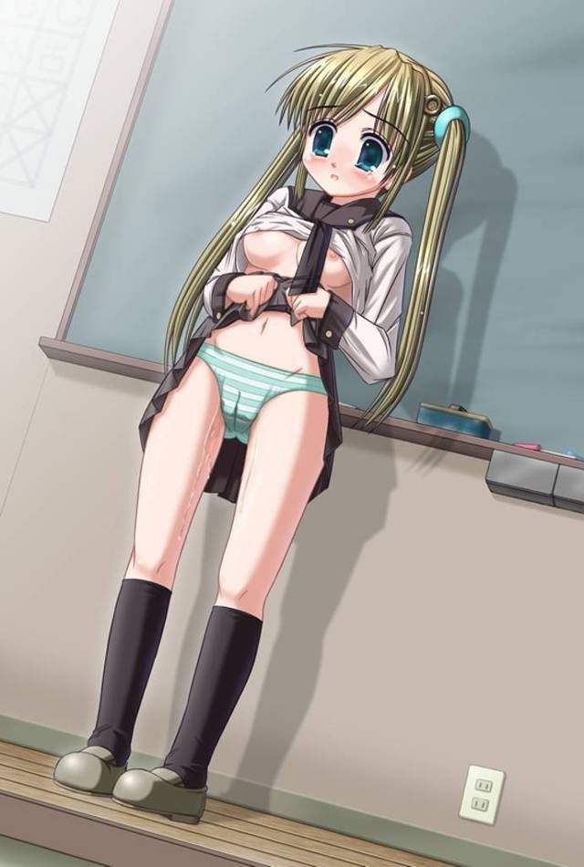 2D erotic image where lori girl is raising skirt and crack 12