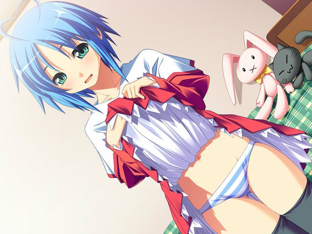 2D erotic image where lori girl is raising skirt and crack 29