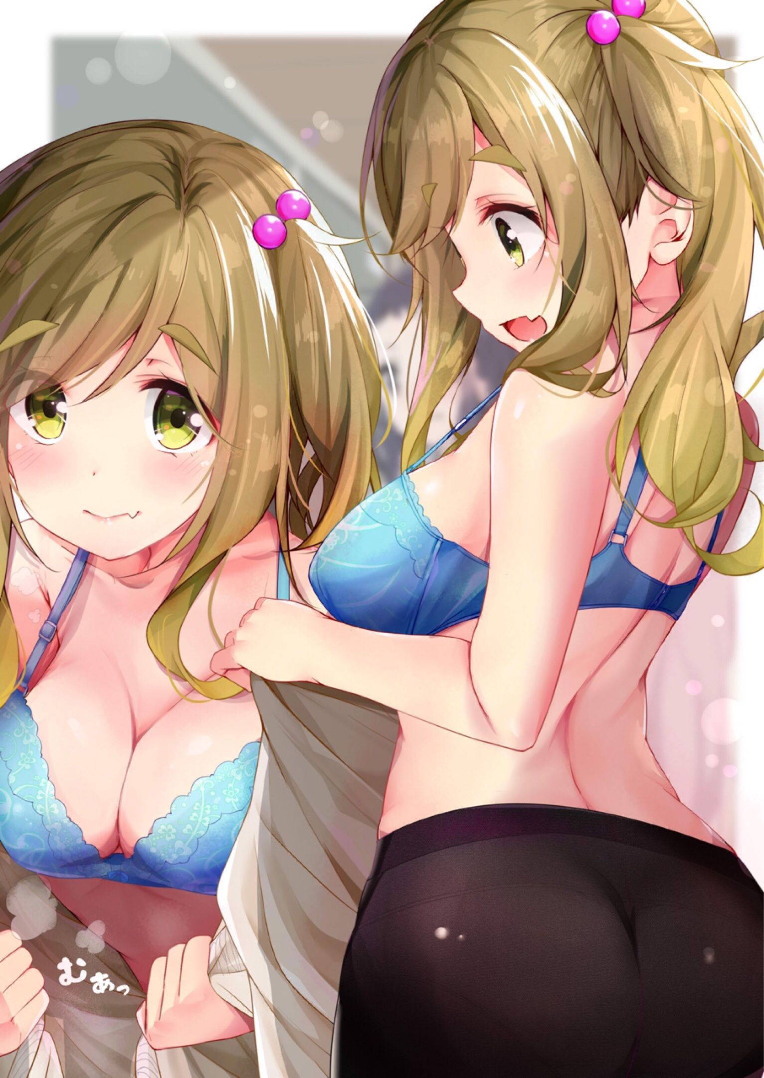 【Secondary erotic】 Here is an erotic image where the girl at the moment of changing clothes can be seen 2
