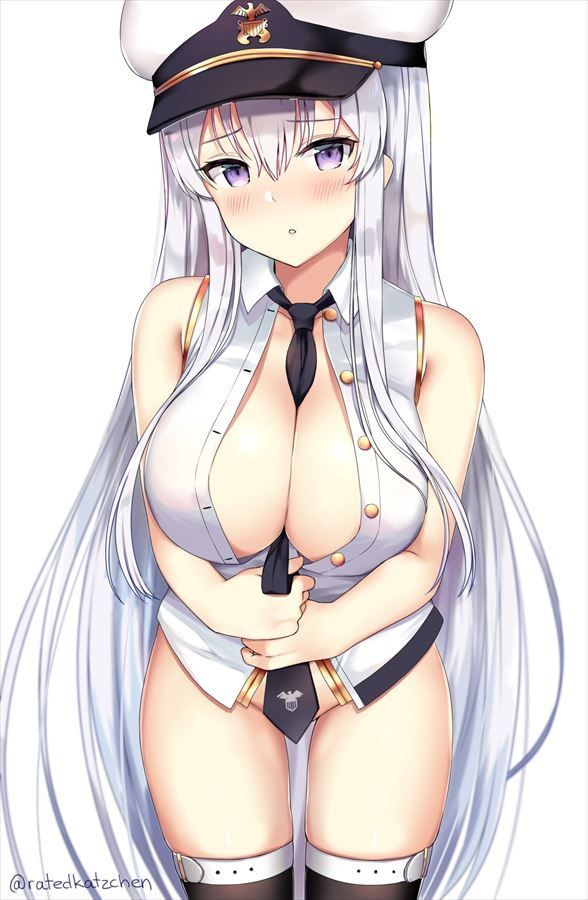 Erotic images of enterprise's annoyed frantic sexy pose! 【Azur Lane】 30