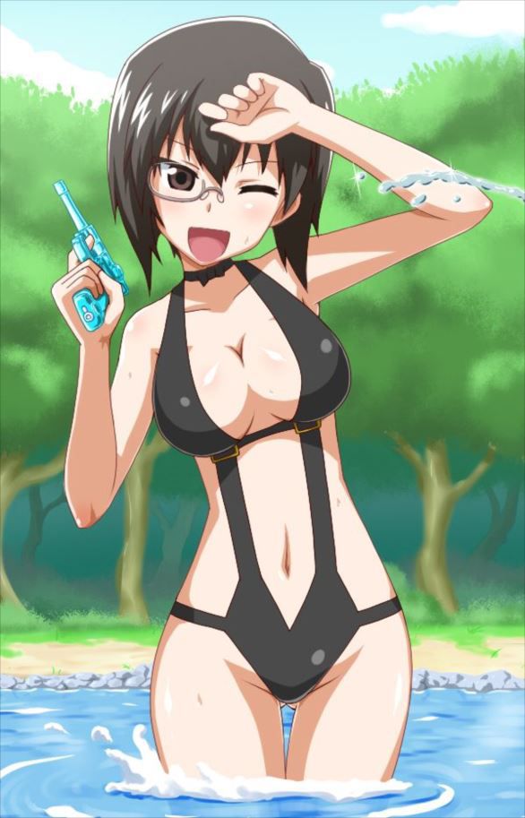 Please take an erotic image of Girls &amp; Panzer 2