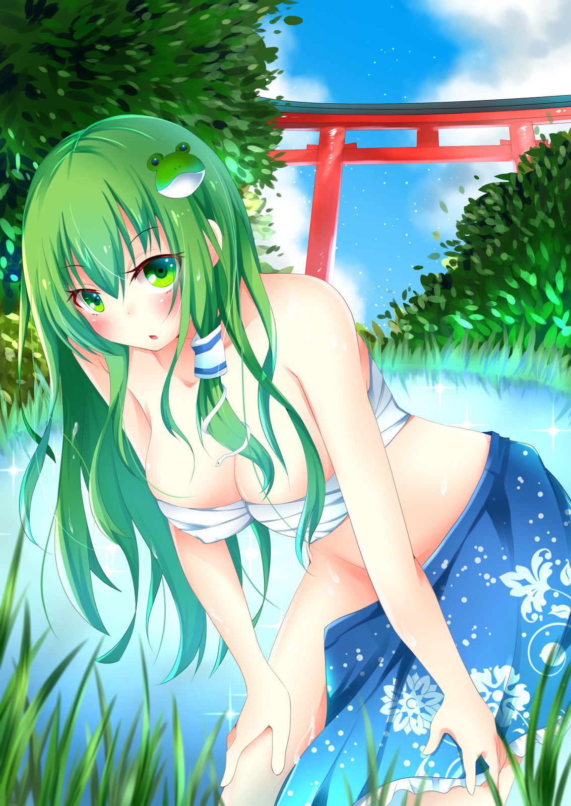 [Tougata Project] erotic image that seems to be a benefit of the current god Tofuya Sanae! part 16 30