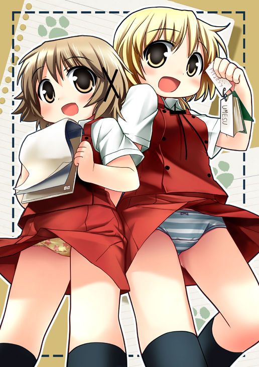 Rainbow erotic image of Hidamari sketch 16