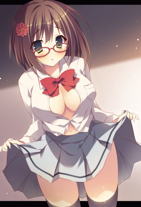 Erotic anime summary Erotic image of figure that beautiful girls and beautiful girls of glasses fascinate [secondary erotic] 17