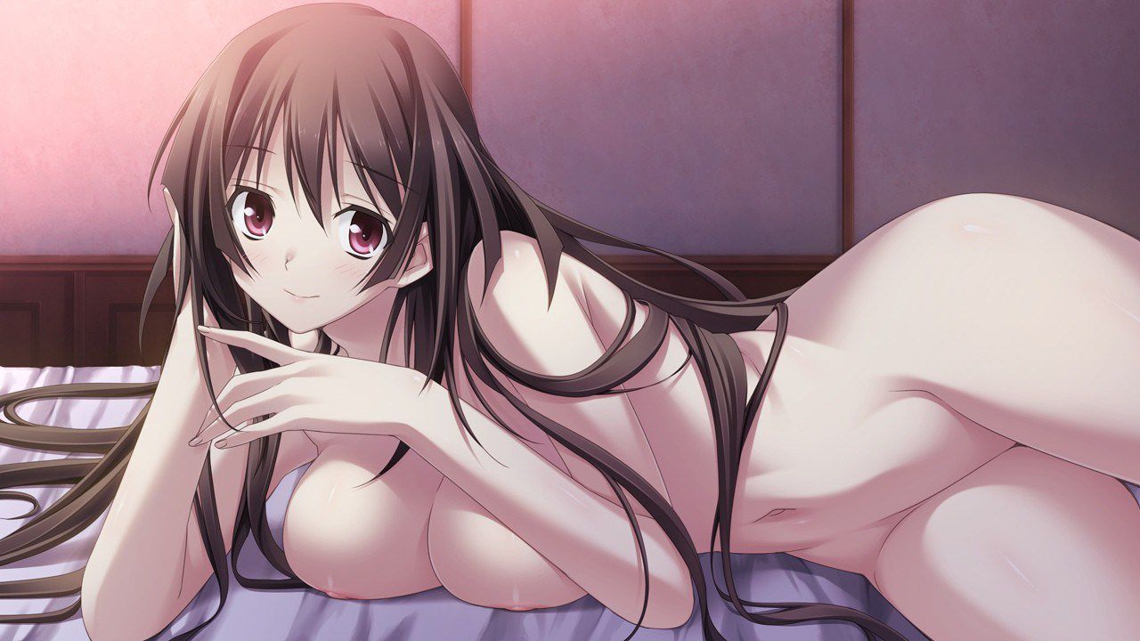 Girls naked are cute, beautiful and sly! 2D erotic image that you can't get excited 8